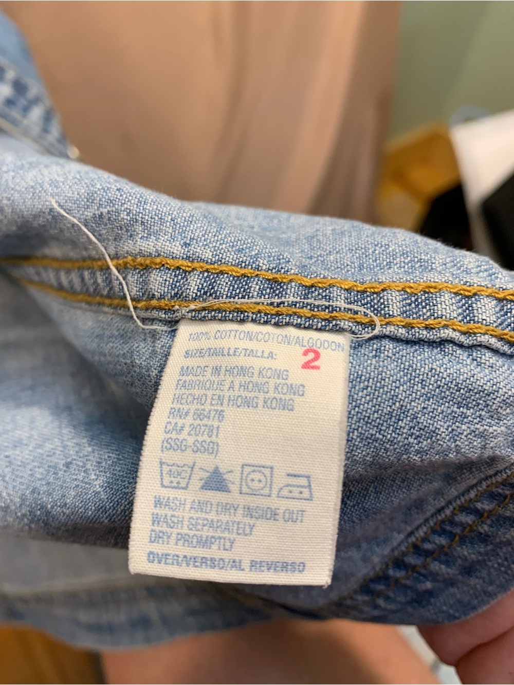 Tommy Hilfiger Sleeveless Denim Midi Shirt Dress - Light Blue Size 2 - Picture 5 of 10